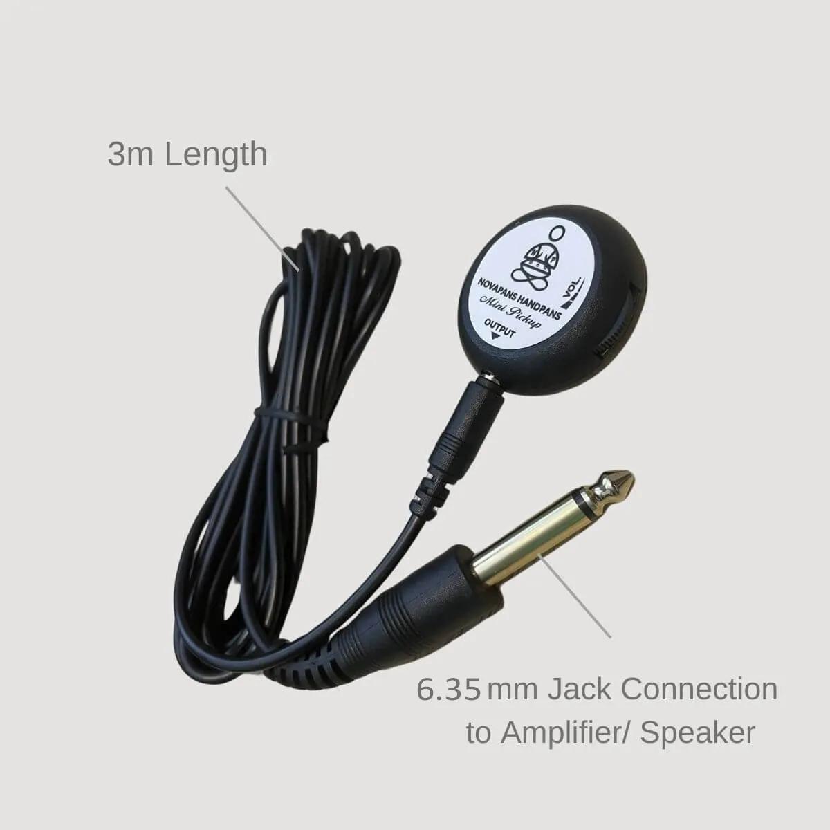 a microphone with a cord attached to it
