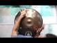 BLUE + Gold Dimple Mandala 9-12 Note Handpan in all Scales | Generation 4