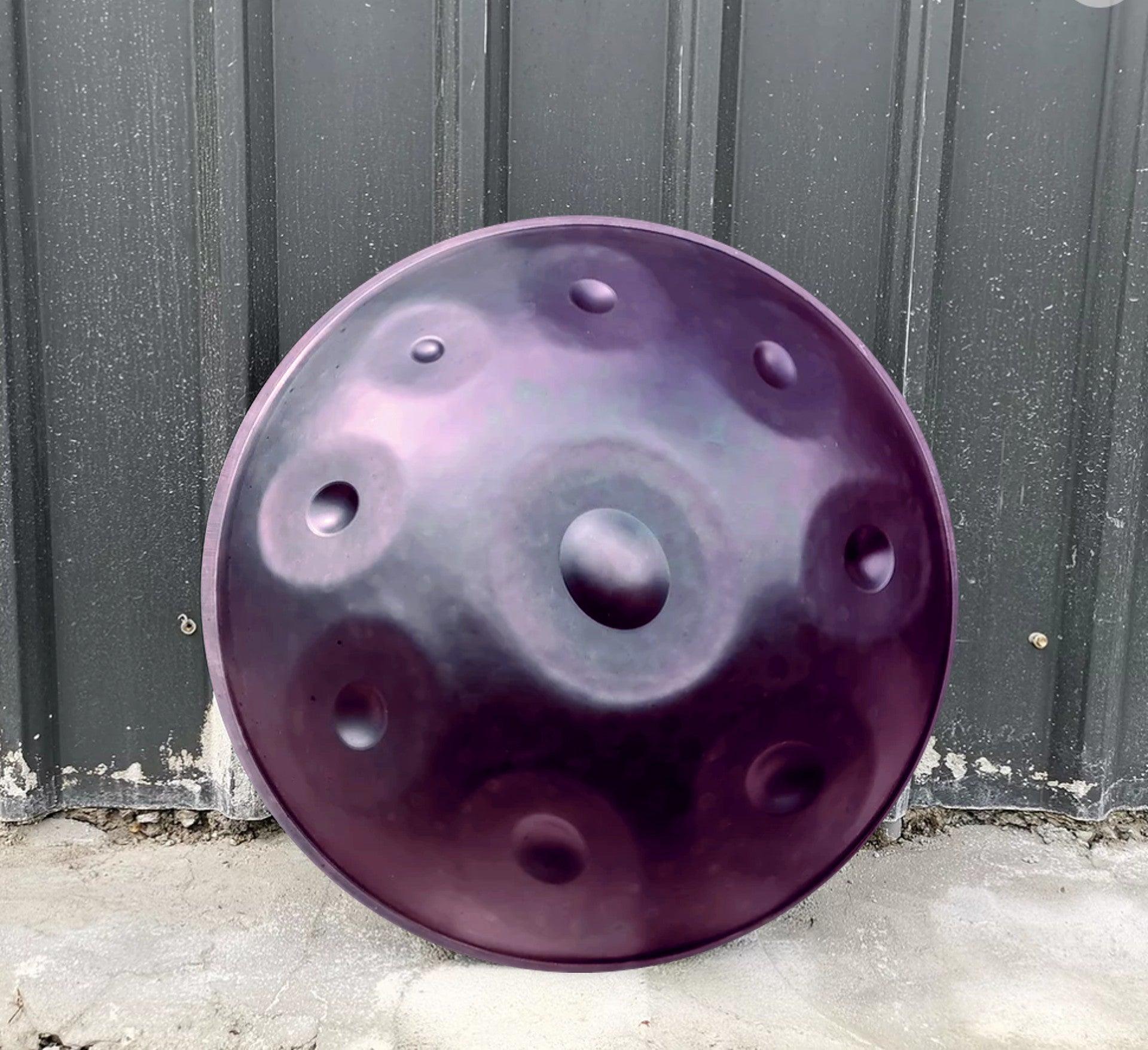 PURPLE | 9 and 10 Note Handpans | Multiple Scales | 440hz or 432hz | Generation 3 - The Virtuoso Handpan - NovaPans Handpans